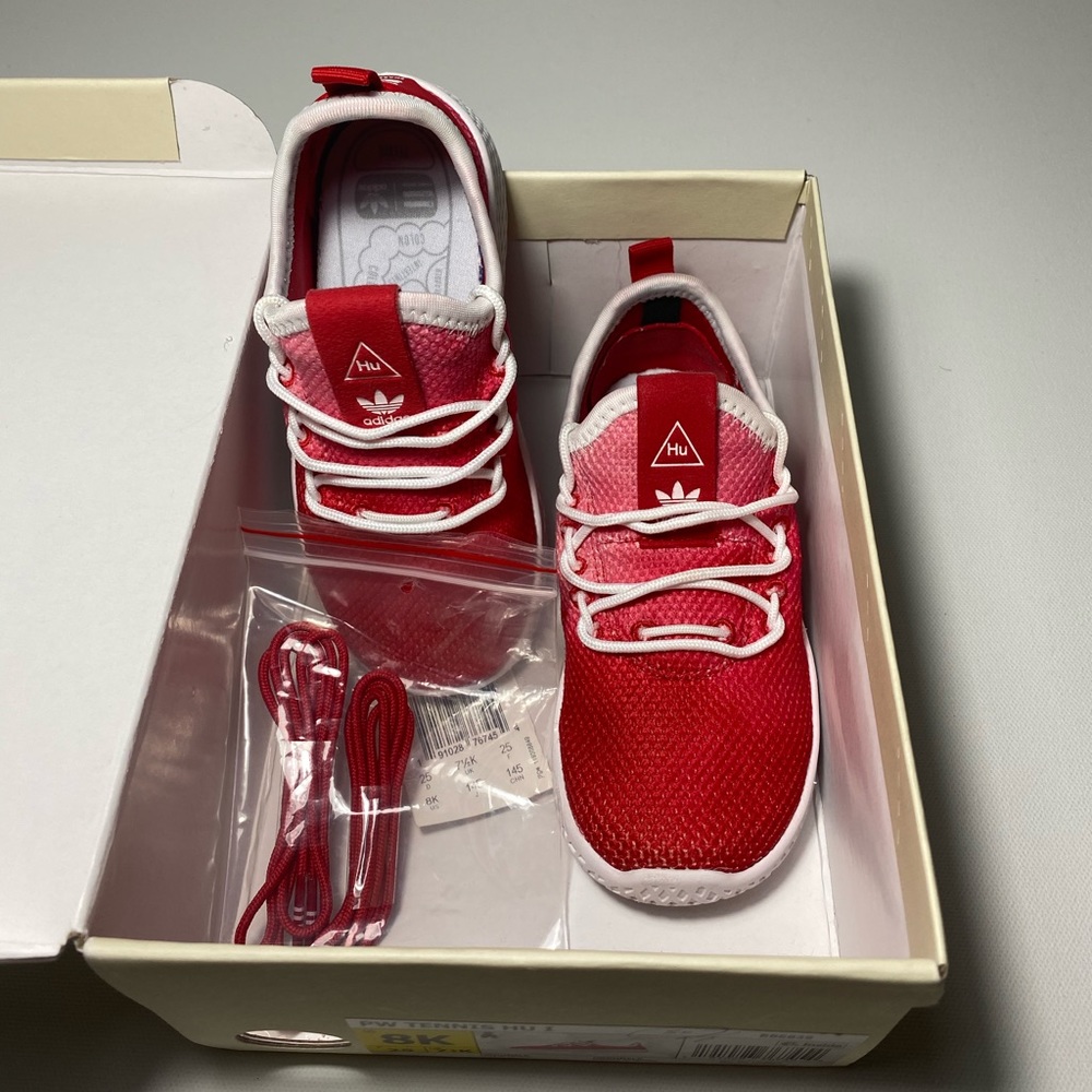Pharrell Williams Toddlers Adidas in Red